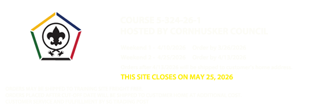 Cornhusker Council - Wood Badge Apparel